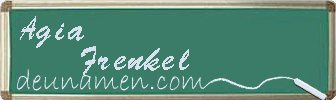 Agia Frenkel Visitenkarte
